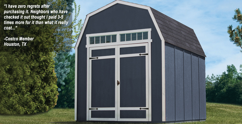 litchfield 8x10 shed barn style shed with modern styling plenty of