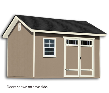 studio shed common: 10-ft x 12-ft; interior dimensions: 9