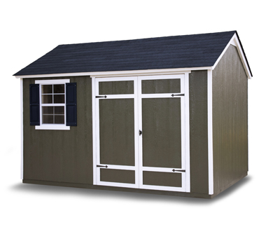 12Ã—8 Shed with Extra Overhead Storage Space â€